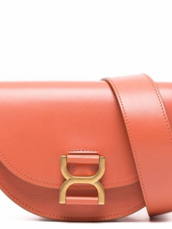 Chloe Handbags - CHLOE Marcie Mini Flap Leather Crossbody